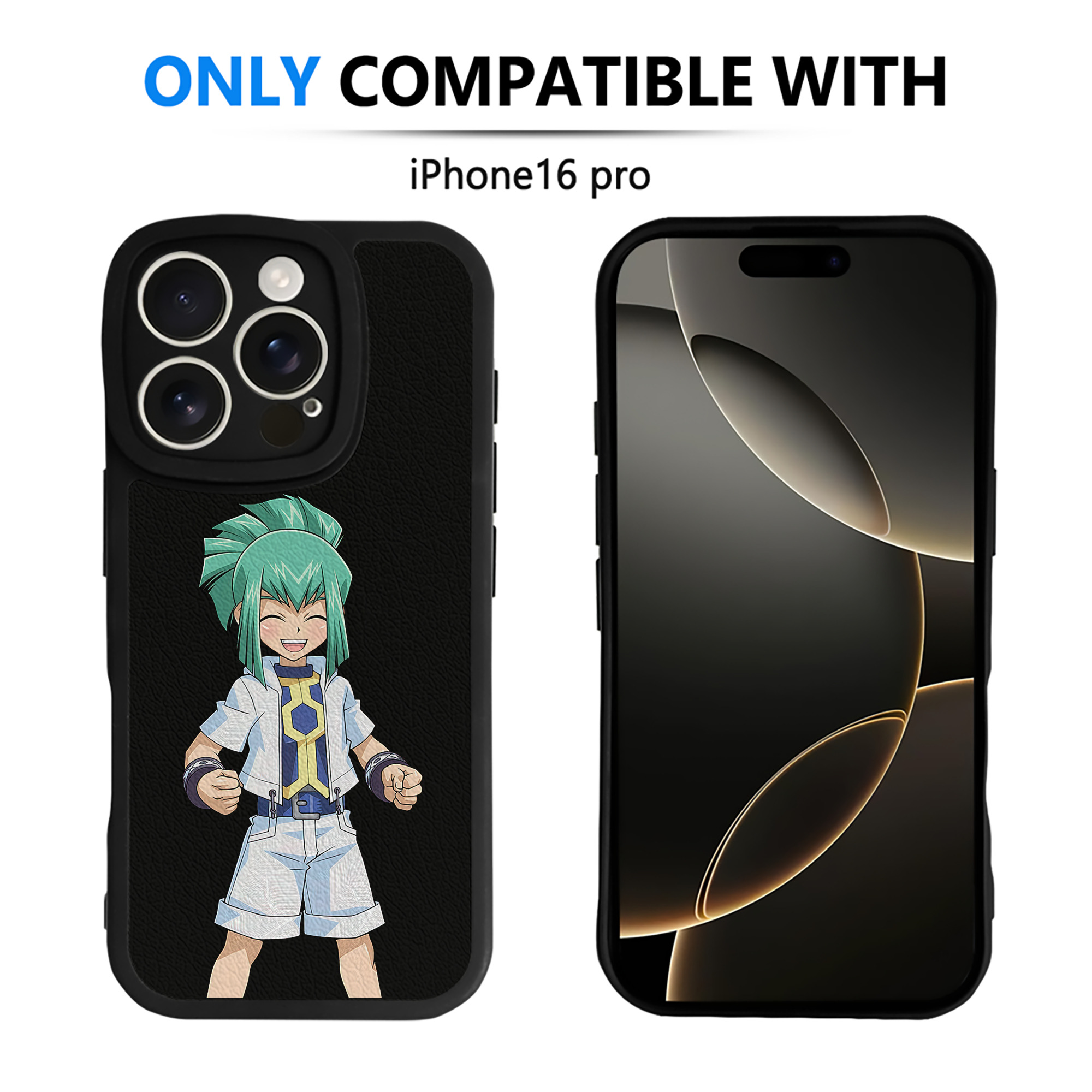 遊☆戯☆王 Yu-Gi-Oh! 【iPhone 16シリーズ対応】シリコンスマホケース（レザー調） 材質：シリコン